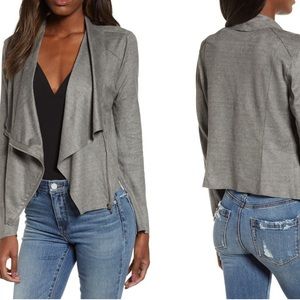 Worn 1x Blank NYC NWOT Drape front Jacket